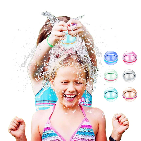 Splash Balls Reusable Water Balloons Summer Water Toys for Kids