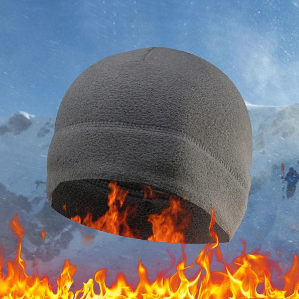 Winter Ski Hat Outdoor Riding Windproof Cold Fleece Hat Warm Polar Fleece Cap